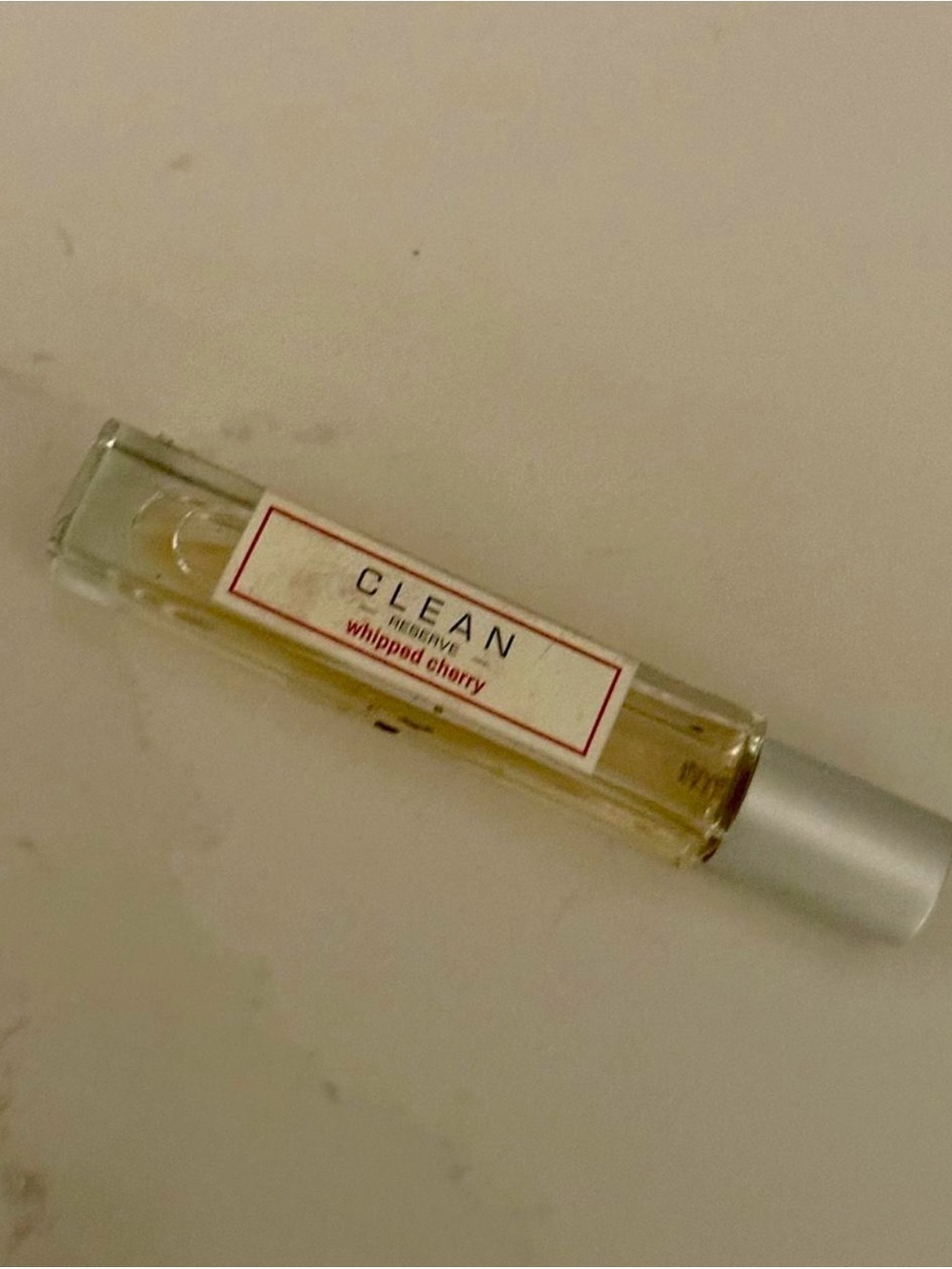 Whipped Cherry Rollerball Perfume Oil in Light Yellow